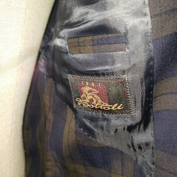 John Stephen Mens Sz 42L 100% Virgin Wool Blazer Jacket Sport Coat - Picture 5 of 7